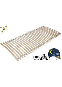 Rollrost OTTO HOME "Kid plus, 90x200, 140x200 cm und weiteren Gr&ouml;&szlig;en", beige (wei&szlig;, neutral), B:140cm H:4cm L:200cm, Lattenroste, Rollrost, leichtes Handling, da gerollt und fertig montiert