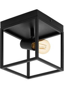 Eglo Deckenleuchte "SILENTINA", schwarz, 1, H: 21cm, 1 Stk., Leuchten, Wand-/Deckenleuchte, schwarz, Leuchtmittel exkl., Deckenleuchte