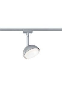 Paulmann Schienensystem-Leuchten "URail Schienenspot Hemi Einzelspot 425lm 5W 3000K 230V Wei&szlig;", grau (chromfarben), 1, H: 17cm, 1 Stk., Leuchten, Schienensystem-Leuchten