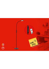 Briloner Leuchten LED Schreibtischlampe "OFFICE REMOTE", schwarz (wei&szlig;, neutral), Leuchten, LED Schreibtischlampe
