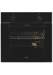 Exquisit Backofen "EBE255-020 schwarz", Energieeffizienz: A, schwarz, B:59,5cm H:59,5cm T:53cm, Back&ouml;fen, Klassisch, einfach kochen&backen mit allem drin:Grill,Licht,Backblech, Backofen