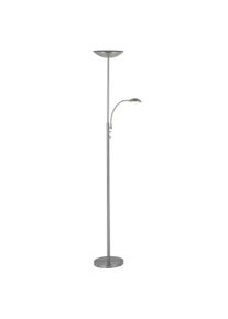 Brilliant Deckenfluter "Rosanna", grau (eisen), 1, &Oslash; 25,5cm H: 180cm, 1 Stk., Leuchten, LED Deckenfluter Lesearm eisen, Deckenfluter