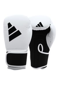 Boxhandschuhe adidas Performance "adidas Power 25 Training Gloves" Gr. 14, schwarz-wei&szlig; (wei&szlig;, schwarz), Boxhandschuhe, 14 14, Kunstleder, Boxhandschuhe