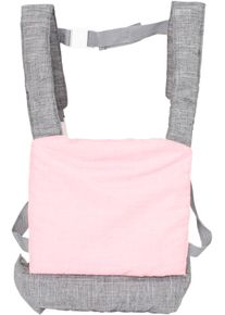 Bayer Chic 2000 Puppen Bauchtrage CHIC2000 "Sternchen", rosa (melange grau, rosa), Puppenausstattungen, KinderB:31cm H:3cm T:26cm, Polyester, Puppen Bauchtrage, B:31cm H:3cm T:26cm