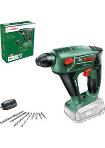 Bosch Home and Garden Akku-Bohrhammer BOSCH HOME & GARDEN "Uneo Maxx", bunt (gr&uuml;n, schwarz, rot), B:250mm H:91mm L:272mm, Bohrmaschinen, Akku-Bohrhammer, ohne Akku und Ladeger&auml;t