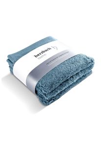 Seiftuch HERZBACH HOME "Pura", blau, 3 Stk., Obermaterial: 100% Baumwolle CO., Handt&uuml;cher, Seiftuch, 550g/m&sup2;, Premium-Qualit&auml;t, 100% Baumwolle, einfarbig