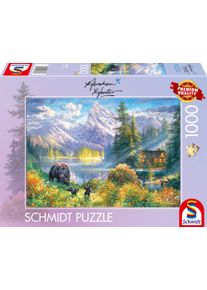 Puzzle Schmidt Spiele "Hochland-Idyll", bunt, Puzzles, KinderB:69cm H:49cm, Puzzle, Made in Germany, B:69cm H:49cm