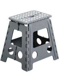 Sitzhocker Kesper "Sitzhocker, faltbar", grau, B:31cm H:39cm T:22cm, Hocker, Sitzhocker, faltbar