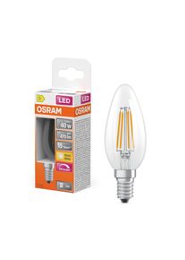 Osram LED-Leuchtmittel "LED Retrofit CLASSIC Kerzenform", Energieeffizienz: D, klar, L:9,7cm &Oslash;:3,5cm, Leuchtmittel, LED-Leuchtmittel