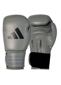 Boxhandschuhe adidas Performance "Speed 50" Gr. 14, grau (silber, grau), Boxhandschuhe, 14 14, Kunstleder, Boxhandschuhe