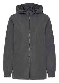 Windbreaker oxmo "Windbreaker OXEllam", Damen, Gr. S, grau (forged iron), Obermaterial: 100% Polyester PES., Jacken Windbreaker