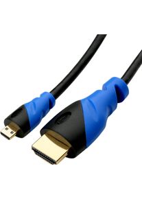 CSL Audio- & Video-Kabel "HDMI Kabel, 3-fach geschirmt, verschiedene L&auml;ngen", schwarz, 200cmcm, Kabel, Audio- & Video-Kabel
