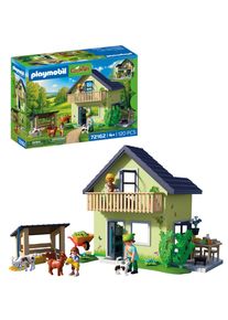 Konstruktions-Spielset Playmobil "Bauernhaus (72162), Country", gr&uuml;n (bunt), Spielbausteine, Kinder, Kunststoff, Konstruktions-Spielset, Made in Europe