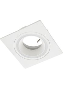 Eglo Deckenleuchte "CAROSSO", wei&szlig;, H: 2,5cm, 1 Stk., Leuchten, Deckenleuchte aus Alu - exkl. GU10 - 35W, Deckenleuchte