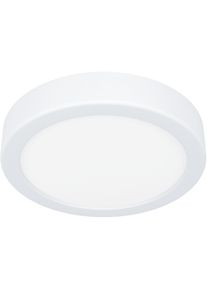 Eglo Deckenleuchte "FUEVA 5", wei&szlig;, &Oslash; 16cm H: 2,9cm, 1 Stk., Leuchten, Deckenleuchte aus Stahl - 11W - Warmwei&szlig;, Deckenleuchte