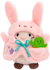 Kuscheltier Nici "mymochi, Katze Angy, 8 cm", beige, Pl&uuml;schfiguren, KinderH:8cm, Pl&uuml;sch, Kuscheltier, mit Kaktus und Hasenkost&uuml;m, in Geschenkbox, H:8cm