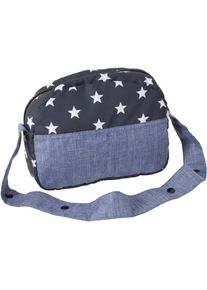 Bayer Chic 2000 Puppen Wickeltasche CHIC2000 "Jeans Grey", blau (sternchen blau), Puppenausstattungen, KinderB:27cm H:22cm T:9cm, Polyester, Puppen Wickeltasche, B:27cm H:22cm T:9cm