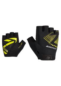 Fahrradhandschuhe Ziener "CURDT-Z", Herren, Gr. 9.5, schwarz (light gr&uuml;n), Materialmix, Handschuhe Fahrradhandschuhe