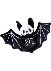 Kuscheltier Heunec "Fledermaus Skeletoni", schwarz, Pl&uuml;schfiguren, KinderH:22cm, Kuscheltier, H:22cm