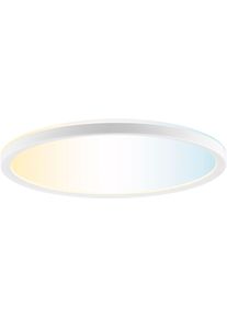 Hanseatic LED Panel "DLP220A", wei&szlig;, 1, &Oslash; 29,3cm H: 2,9cm, 1 Stk., Leuchten, Deckenlampe, Deckenleuchte, dimmbar, CCT &uuml;ber Wandschalter, Backlight, LED Panel