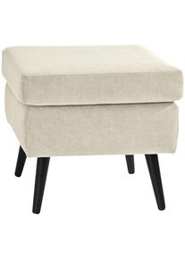 Hocker OTTO HOME "Salla", beige, B:58cm H:49cm T:58cm, Samtcord (92% Polyester 8% Polyamid);Struktur (100% Polyester);Struktur Hahnentritt (100% Polyester);Struktur fein (100% POlyester);Samtoptik (100% Polyester);Fellimitat (100%Polyester), Hocker, Hocker, Bezug auch in Luxus-Microfaser in Teddyfelloptik