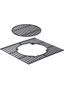 R&ouml;sle Grillrost R&Ouml;SLE "VARIO, 25442", schwarz, B:45cm H:1cm L:48cm, Gusseisen, Grillroste, Grillrost, emailliertes Gusseisen f&uuml;r VARIO-Eins&auml;tze, zu VIDERO G2/G4/G6