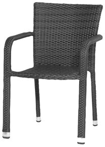 Gartensessel siena GARDEN, schwarz, B:56cm H:83cm T:60cm, Sessel, Gartensessel