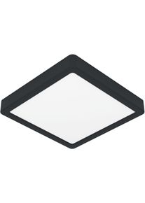 Eglo Deckenleuchte "FUEVA 5", schwarz, H: 2,9cm, 1 Stk., Leuchten, Deckenleuchte aus Stahl - 17W - Warmwei&szlig;, Deckenleuchte