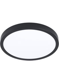 Eglo Aufbauleuchte "Fueva 6 Deckenleuchte, Aufbaulampe, Kunststoff, Deckenbeleuchtung", schwarz, 1, &Oslash; 27,8cm H: 2,5cm, 1 Stk., Leuchten, Aufbauleuchte - H2,5 x &Oslash;27,8 cm - schwarz - 14,2W inkl., Aufbauleuchte