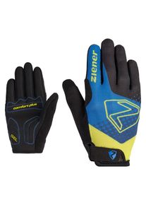Fahrradhandschuhe Ziener "COLO-Z JUNIOR", Kinder, Gr. L, bunt (persian blau), Materialmix, Handschuhe Fahrradhandschuhe