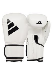 Boxhandschuhe adidas Performance "adidas Power 100 Training Gloves" Gr. 14, schwarz-wei&szlig; (wei&szlig;, schwarz), Boxhandschuhe, 14 14, Kunstleder, Boxhandschuhe