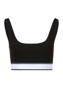 Bralette Hugo "BRALETTE BLUE", Damen, Gr. S, N-Gr, schwarz (schwarz 001), Jersey, Obermaterial: 93% Baumwolle, 7% Elasthan, k&ouml;rpernah, BHs Bralette, mit elastischem Bund