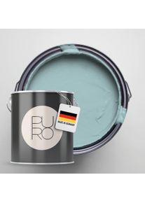 A.S. Cr&eacute;ation Wandfarbe A.S. CR&Eacute;ATION "Premium Innenwandfarbe PURO Tuchmatt emerald green", blau (c4008 emerald gr&uuml;n), 1 l 1ml, Farben, Wandfarbe, ideal f&uuml;r Wohnzimmer, Schlafzimmer, Flur und K&uuml;che, Farbwelt Gr&uuml;n