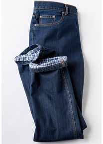 5-Pocket-Hose SIEH AN "Thermo-Jeans Thermo-Jeans", Herren, Gr. 60, N-Gr, blau (blau, stone, washed), Denim/Jeans, , Basic, Hosen 5-Pocket-Hose