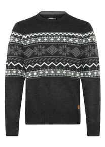 Strickfleece-Pullover Blend "Strickpullover BHNohr", Herren, Gr. L, schwarz, Obermaterial: 100% Polyacryl PAN., Pullover Strickfleece-Pullover