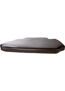 Sitzkissen Sit "Prag Stuhlkissen mit abnehmbarem Bezug & rutschfestem Sitz", braun (braun, unifarben), B:53cm H:4cm L:47cm, Kunstfaser, Dekokissen_Sitzkissen_Kissenh&uuml;llen, Sitzkissen, Praktische Gestell-Aussparung f&uuml;r sicheren Halt