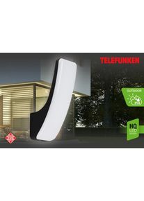 LED Au&szlig;en-Wandleuchte Telefunken "GENT", schwarz-wei&szlig; (wei&szlig;, neutral), Leuchten, LED Au&szlig;en-Wandleuchte