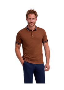 Poloshirt Falke "Falke Polo Shirt", Herren, Gr. XL, braun (, (9560)), Shirts Poloshirt