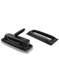 K&auml;rcher K&Auml;RCHER Reinigungsb&uuml;rste "Fassaden- und Glasreinigungsaufsatz", schwarz, B:35,8cm H:19cm L:14cm, Reinigungsb&uuml;rsten, abnehmbares, waschbares Mikrofaserpad, Reinigungsb&uuml;rste