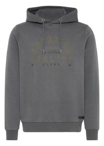 Kapuzenpullover Blend "Hoodie BHSuno", Herren, Gr. S, grau (iron gate), Obermaterial: 80% Polyester PES. 20% Baumwolle CO., Pullover Kapuzenpullover