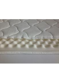 Topper "Florida", wei&szlig;, B:100cm L:200cm, Polyester, SET ONE BY Musterring, Topper, Topper, aus Komfortschaum