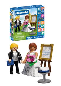 Konstruktions-Spielset Playmobil "Hochzeit (72185), Life", bunt, Spielbausteine, Kinder, Kunststoff, Konstruktions-Spielset, Made in Europe