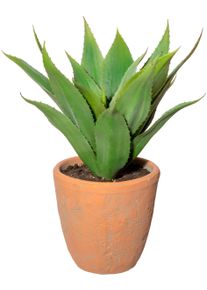 K&uuml;nstliche Zimmerpflanze Creativ green "Agave im Terracottatopf", gr&uuml;n, H:40cm, Obermaterial: 100% Polyethylen, Kunstpflanzen, K&uuml;nstliche Zimmerpflanze
