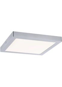 Paulmann LED Deckenleuchte "Abia eckig 300x300mm 16,5W 4.000K", grau (chromfarben), 1, H: 3cm, 1 Stk., Leuchten, LED-Modul, LED Deckenlampe, LED Deckenleuchte