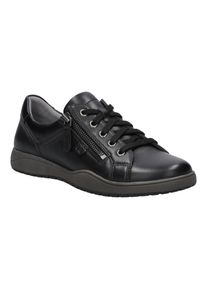 Sneaker Josef Seibel "Cynthia 02, schwarz", Damen, Gr. 40, schwarz, Obermaterial: 100% Rindsleder Leather cow., Schuhe Sneaker