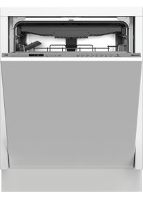 Bauknecht vollintegrierbarer Geschirrsp&uuml;ler "OBIC Ecosilent2 7540", Energieeffizienz: C, wei&szlig; (silberfarben), B:59,8cm H:82cm T:55,5cm, Geschirrsp&uuml;ler, ActiveDry &ndash; automatische T&uuml;r&ouml;ffnung f&uuml;r bessere Trocknungsergebnisse, vollintegrierbarer Geschirrsp&uuml;ler