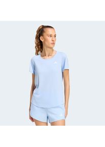 T-Shirt adidas Performance "WE MIN SCP TEE", Damen, Gr. M, blau (glow blau), Obermaterial: 70% Polyester, 30% Viskose, normal, Rundhals, Shirts T-Shirt, f&uuml;r sportliche Looks im Alltag und beim Training, ohne Verschluss