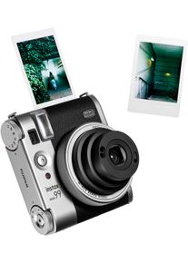 Fujifilm Systemkamera "Instax Mini 99", schwarz (silber), B:10,35cm H:11,75cm T:6cm, Fotokameras, Systemkamera