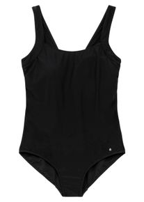 Badeanzug sheego "Badeanzug Badeanzug mit Shaping-Effekt", Damen, Gr. 54, Cup E, schwarz, Basic, Badeanz&uuml;ge Badeanzug, Powernetz-Einsatz mit Shaping-Effekt