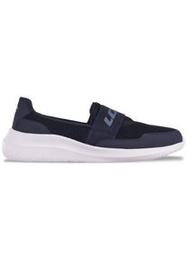 Slipper Lotto, Damen, Gr. 41, blau (navy, midblau), Kunstfaser, Synthetik, unifarben, Schuhe Slipper, - mit bequemer Memory-Foam Innensohle